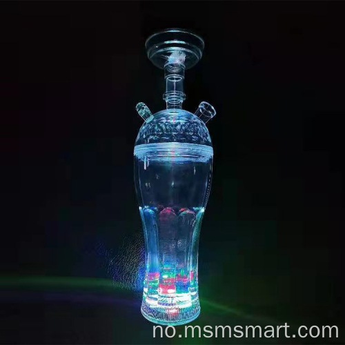 shisha bærbar vannpipekopp med led lys